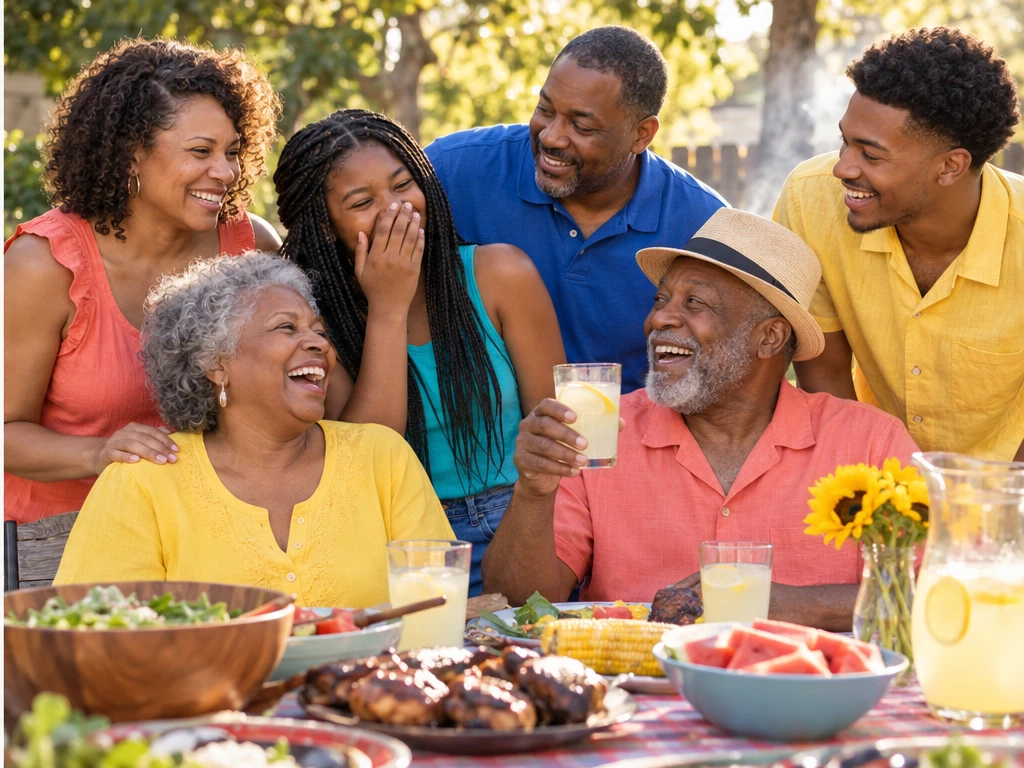 Three Generations, Together — After · three relatives added
