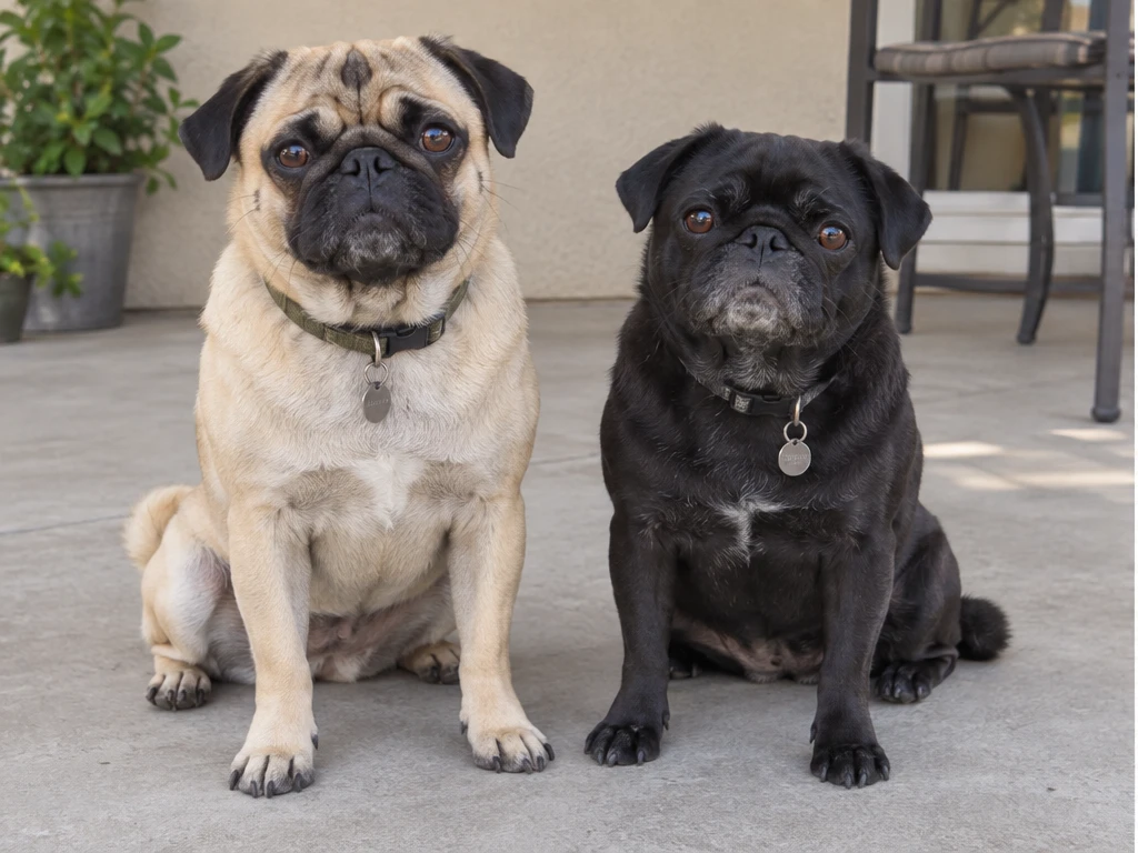 Twice the Personality — Before · quiet patio portrait