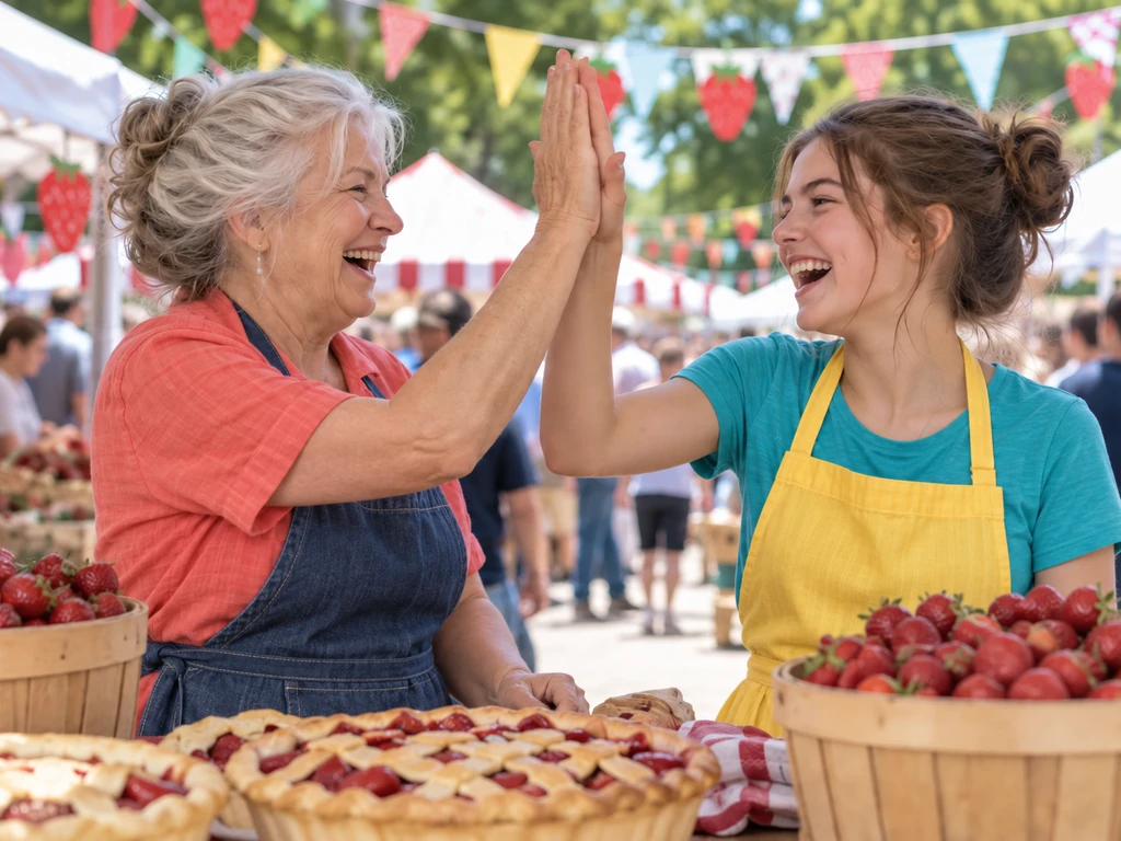 A Recipe Worth Celebrating — After · strawberry festival