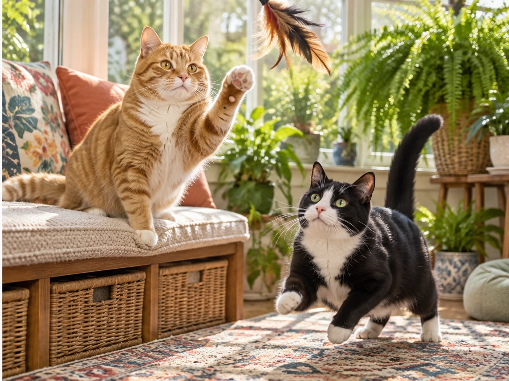 Their Playful Side, Brought to Life — After · playful sunroom